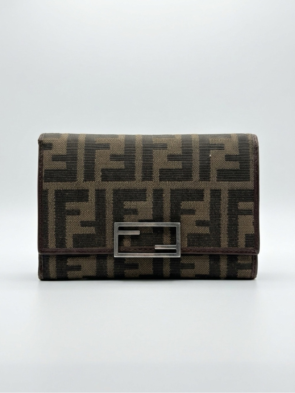 FENDI Vintage 90s Zucca Print Fendi Wallet